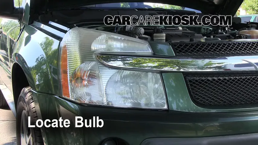 2005 Chevrolet Equinox LS 3.4L V6 Lights Headlight (replace bulb)